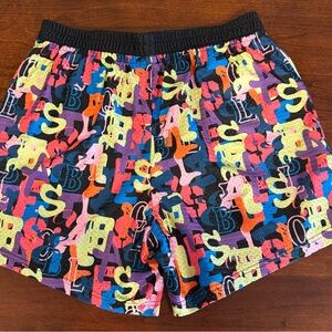 New Baseball Lifestyle 101 Colorful Graphic Men's Athletic Shorts